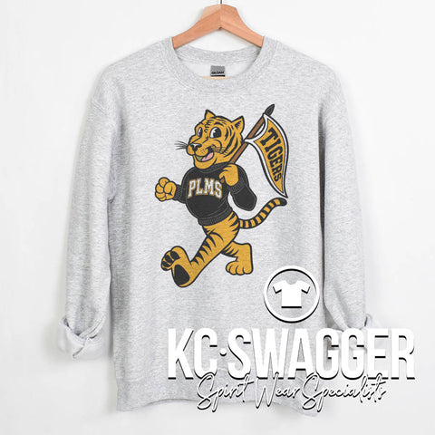 PLMS TIGERS ASH PORT AND CO SWEATSHIRT