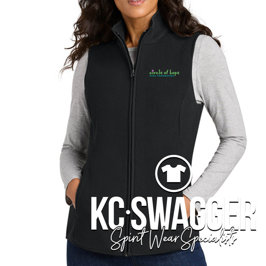 CIRCLE OF HOPE LADIES FLEECE VEST