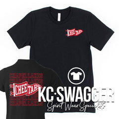 CLE CHEETAHS BLACK BELLA CANVAS TEE