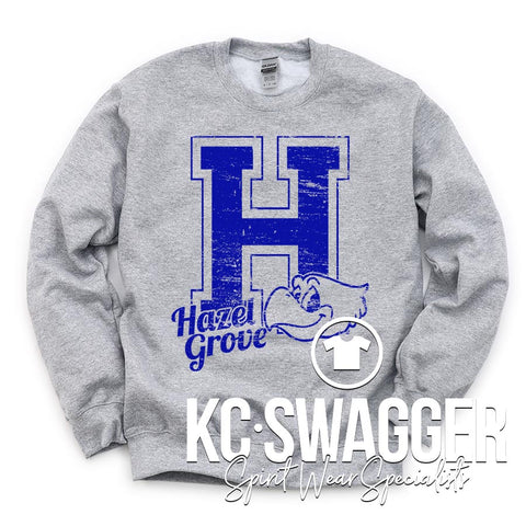 HGE HAWKS SPORT GRAY SWEATSHIRT