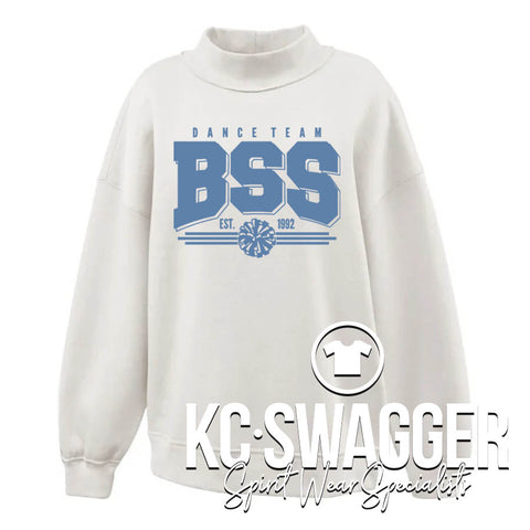 BSSHS TOSDT CREAM PENNANT JULIET MOCKNECK FLEECE