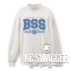 BSSHS TOSDT CREAM PENNANT JULIET MOCKNECK FLEECE