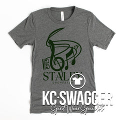 SHS ORCHESTRA DEEP HEATHER BELLA CANVAS TEE