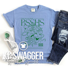 BSS THEATRE WASHED DENIM TEE