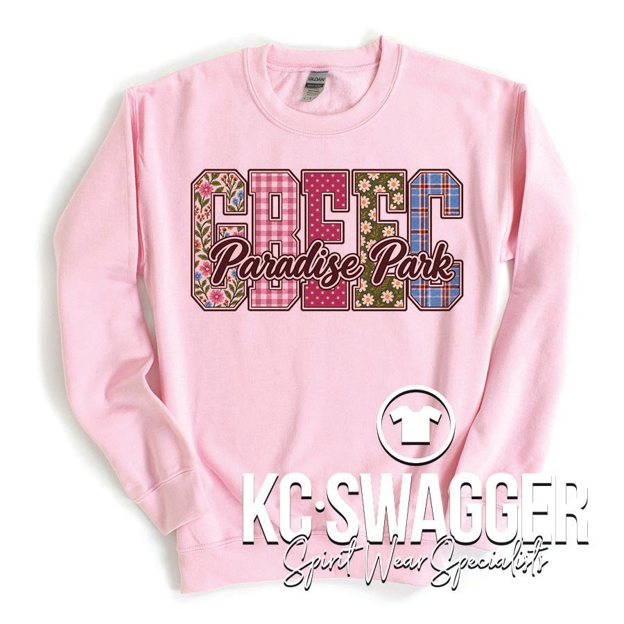 GREAT BEGINNINGS PARADISE PARK BLOSSOM PORT AND CO SWEATSHIRT