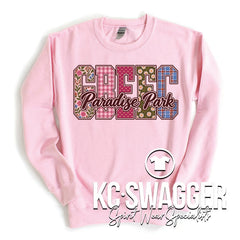 GREAT BEGINNINGS PARADISE PARK BLOSSOM PORT AND CO SWEATSHIRT