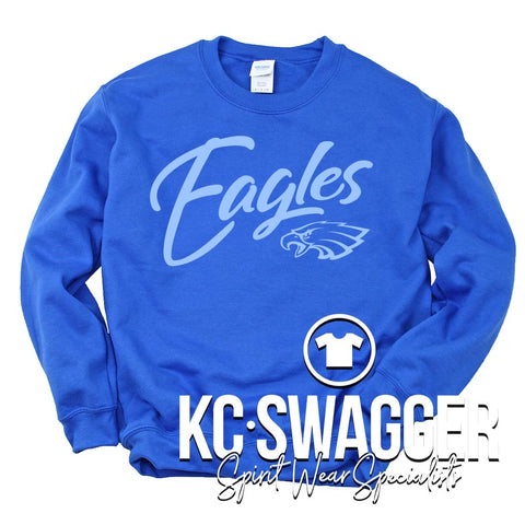 GVME EAGLES ROYAL GILDAN SWEATSHIRT
