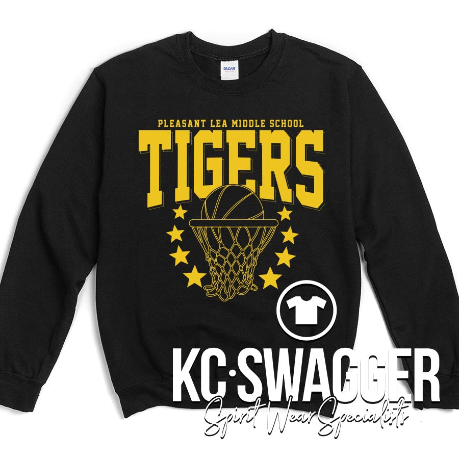 PLMS GIRLS BASKETBALL BLACK PORT AND CO SWEATSHIRT