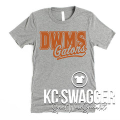 DWMS GATORS ATHLETIC HEATHER BELLA CANVAS TEE