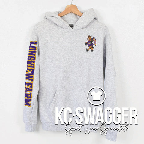 LFE STALLIONS ASH PORT AND CO HOODIE