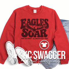 SKYWAY EAGLES RED PORT AND CO SWEATSHIRT