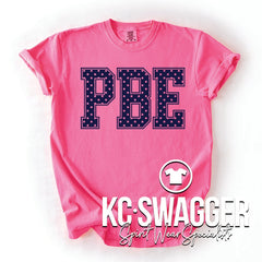 PBE MUSTANGS CRUNCHBERRY COMFORT COLORS TEE