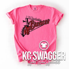 LSN CHEER NEON PINK TEE