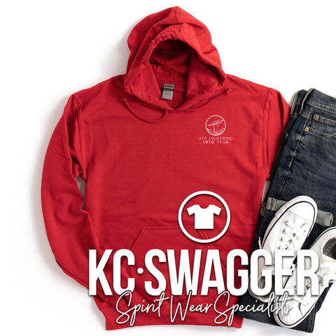 OTF LIGHTNING RED HOODIE