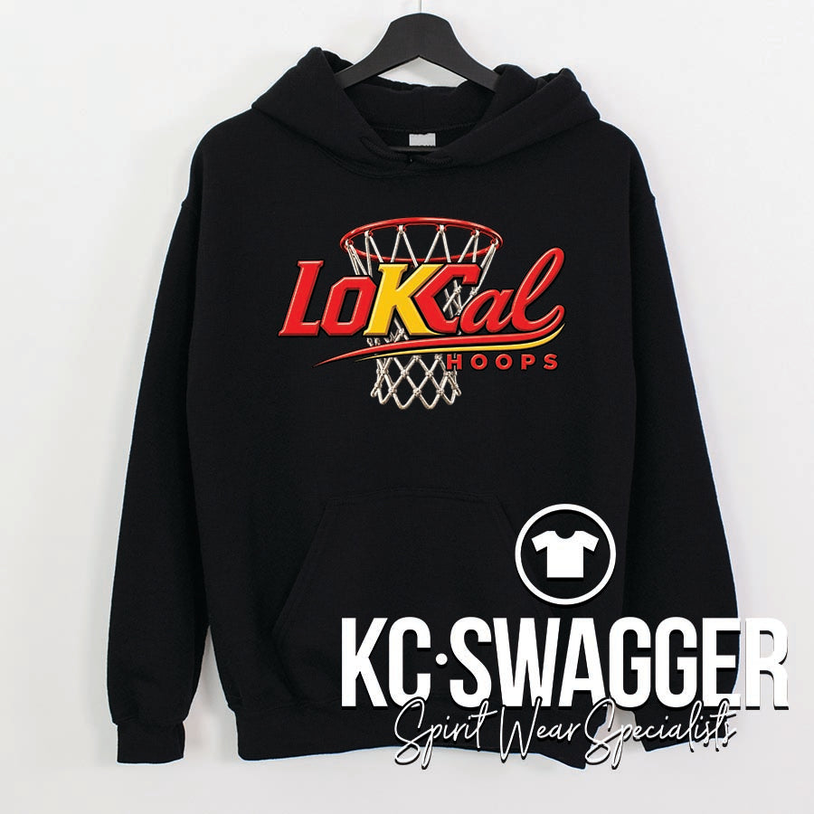 LOKCAL HOOPS BLACK PORT AND CO HOODIE