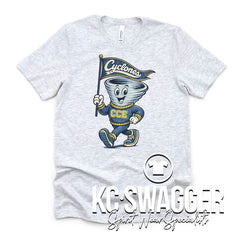 CCE CYCLONES ASH NEXT LEVEL TRIBLEND TEE