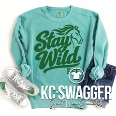 FSE MUSTANGS SEAFOAM COMFORT COLORS SWEATSHIRT