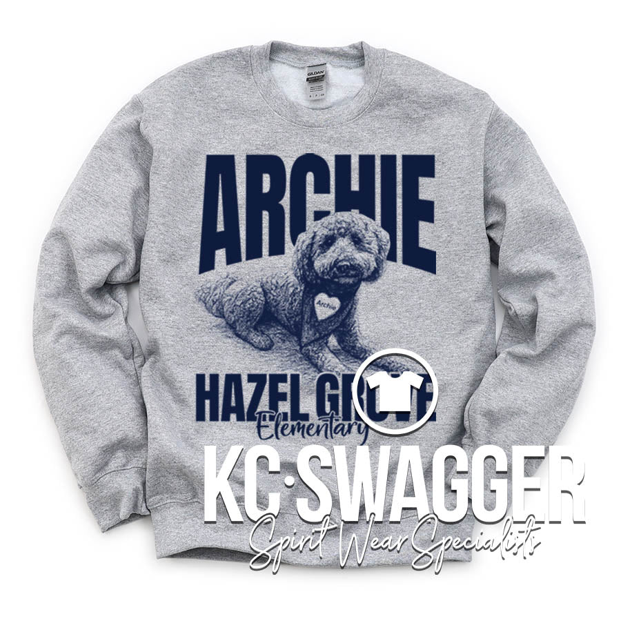 HGE HAWKS SPORT GRAY GILDAN SWEATSHIRT