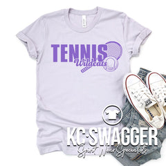 BSHS GIRLS TENNIS LAVENDER DUST BELLA CANVAS TEE