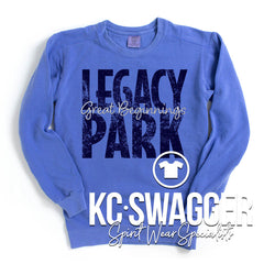 GREAT BEGINNINGS FLO BLUE COMFORT COLORS SWEATSHIRT