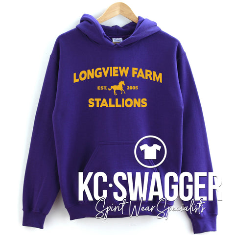 LFE STALLIONS PURPLE HOODIE