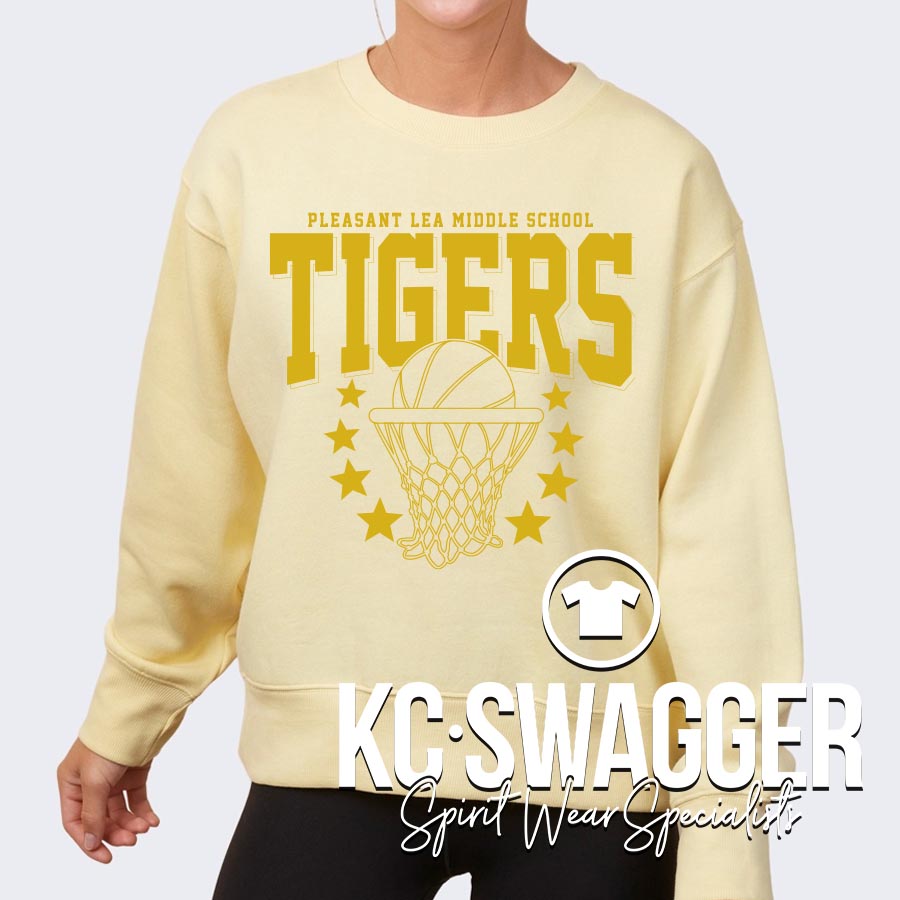PLMS GIRLS BASKETBALL BUTTER ENZA LADIES BOXY CREWNECK SWEATSHIRT (ADULT ONLY)