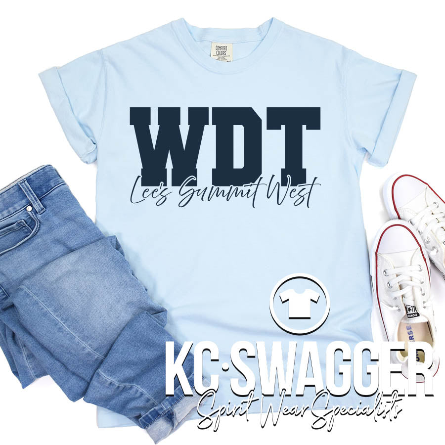 LSWDT HYDRANGEA COMFORT COLORS TEE