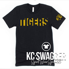 PLMS TIGERS BLACK BELLA CANVAS TEE