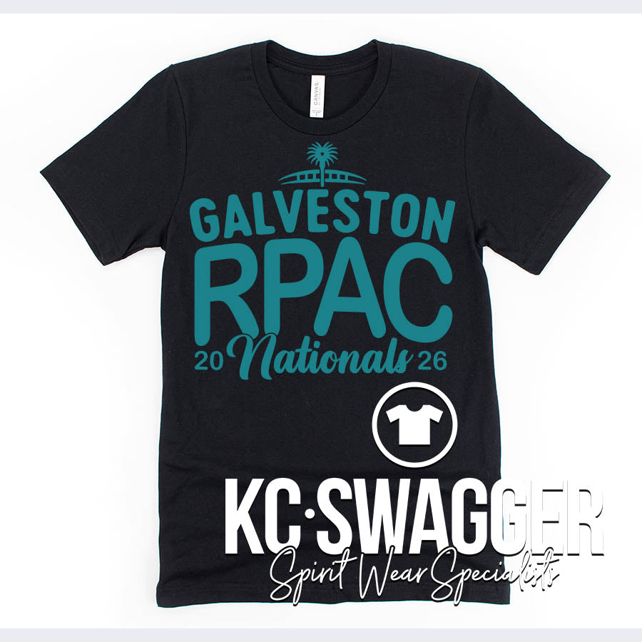 RPAC NATIONALS BLACK BELLA CANVAS TEE