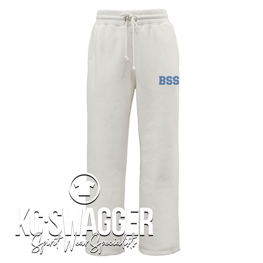 BSSHS TOSDT CREAM PENNANT LADIES FULL LEG FLEECE SWEATPANTS