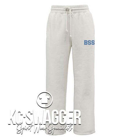 BSSHS TOSDT CREAM PENNANT LADIES FULL LEG FLEECE SWEATPANTS