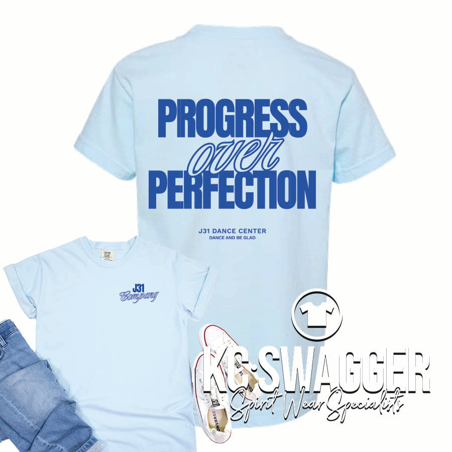 J31 DANCE CHAMBRAY COMFORT COLORS TEE