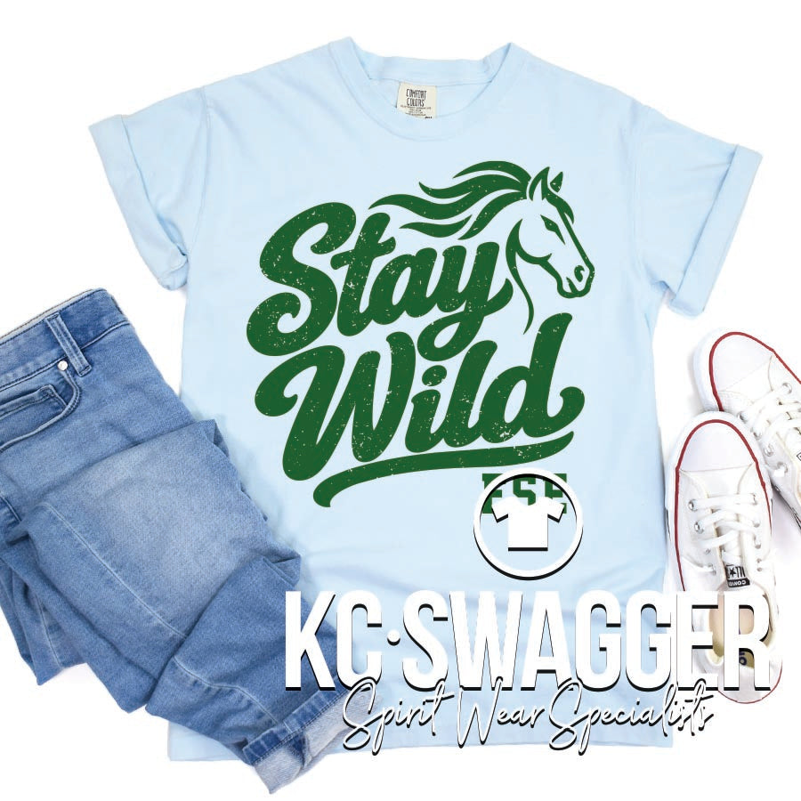 FSE MUSTANGS HYDRENGA COMFORT COLORS TEE