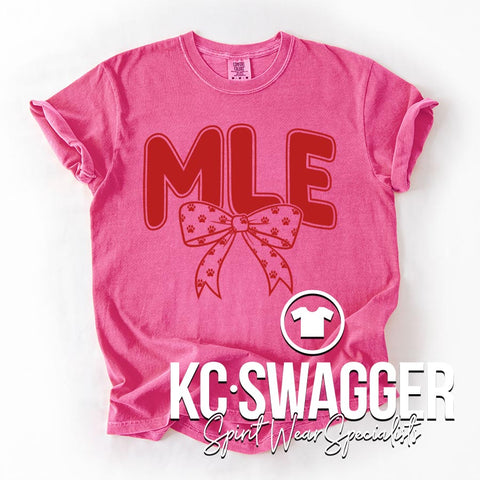 MLE BENGALS CRUNCHBERRY COMFORT COLORS TEE