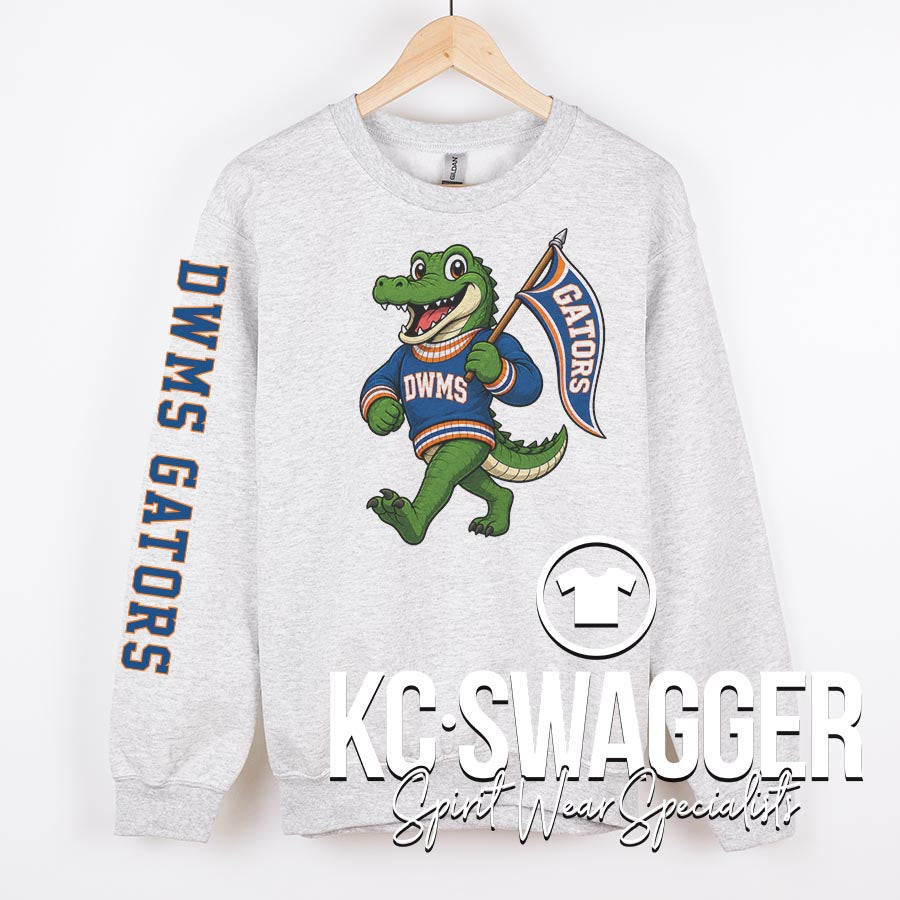 DWMS GATORS ASH GILDAN SWEATSHIRT