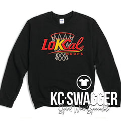 LOKCAL HOOPS BLACK PORT AND CO SWEATSHIRT