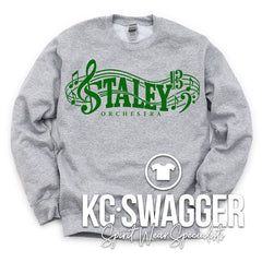 SHS ORCHESTRA ATHLETIC HEATHER PORT AND CO SWEATSHIRT
