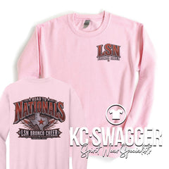 LSN CHEER BLOSSOM PORT AND CO SWEATSHIRT