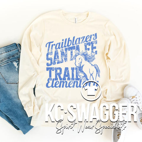 SFT TRAILBLAZERS NATURAL LONG SLEEVE BELLA CANVAS TEE