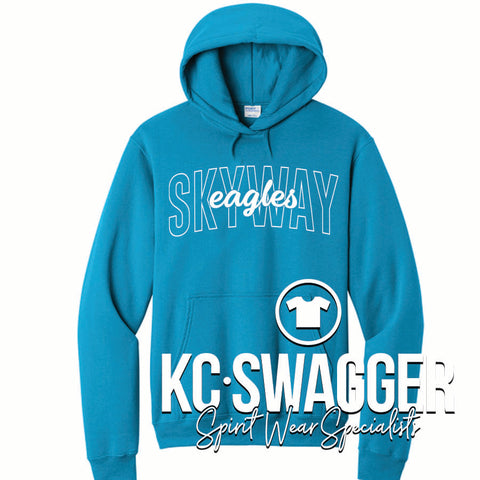 SKYWAY EAGLES SAPPHIRE PORT AND CO HOODIE