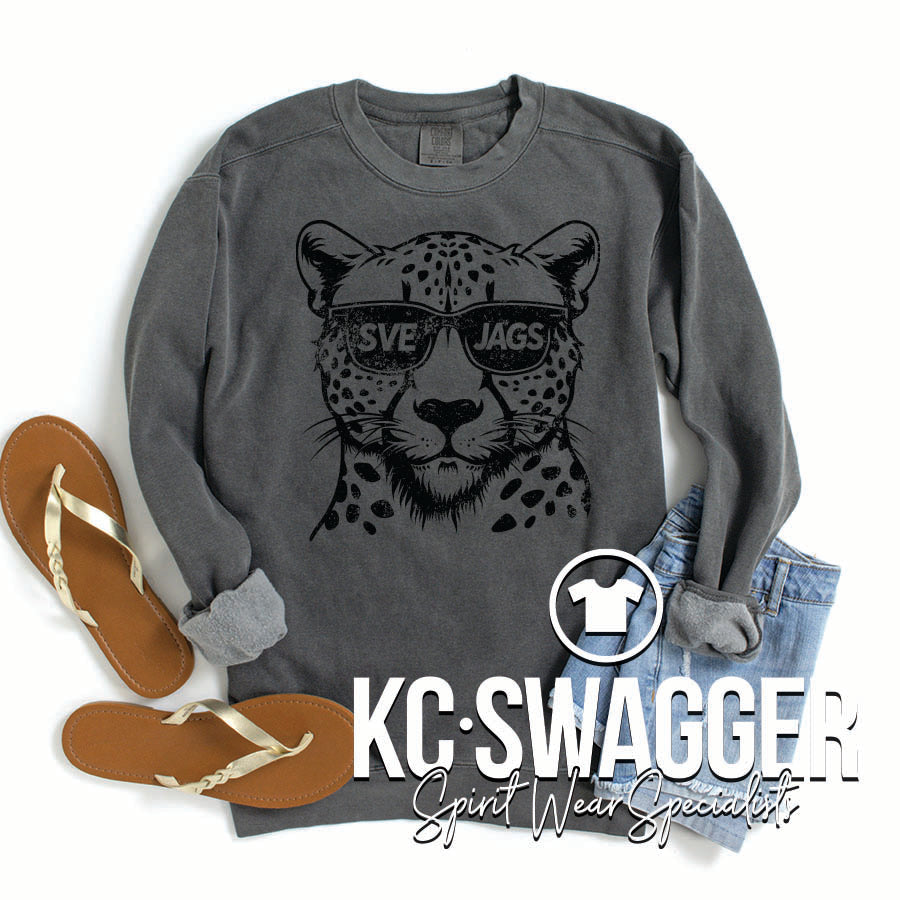 SVE JAGUARS PEPPER COMFORT COLORS SWEATSHIRT