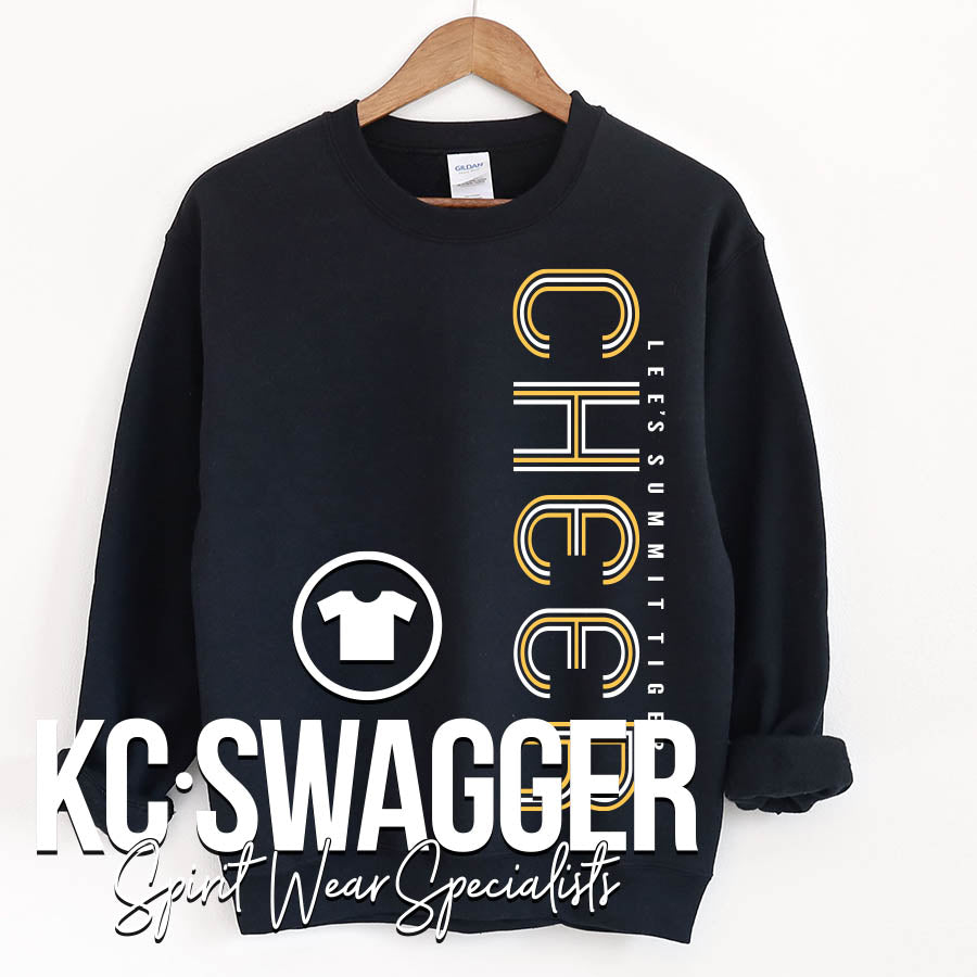 LSHS CHEER BLACK GILDAN SWEATSHIRT