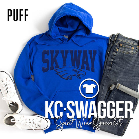 SKYWAY EAGLES ROYAL GILDAN HOODIE