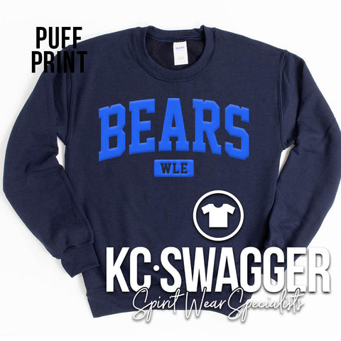 WLE BEARS NAVY SWEATSHIRT