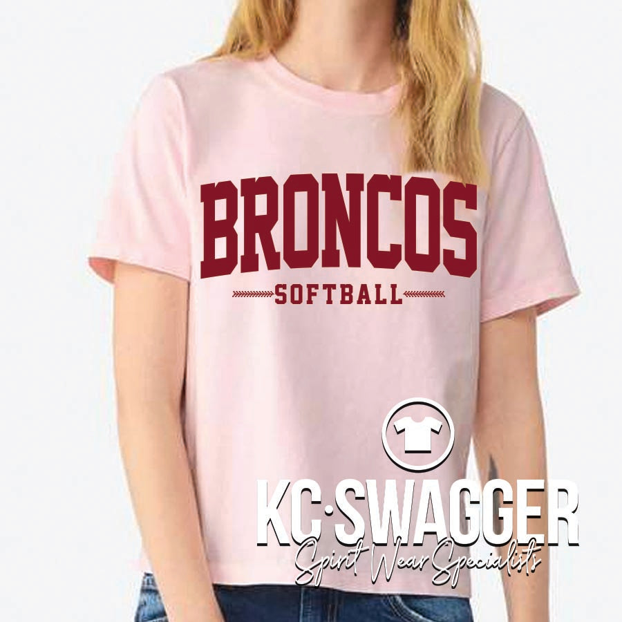 LSN SOFTBALL PINK WOMEN'S NEXT LEVEL HEAVYWEIGHT BOXY TEE
