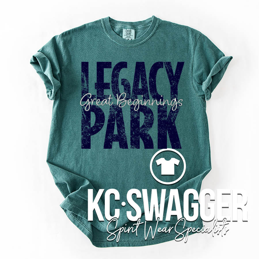 GREAT BEGINNINGS BLUE SPRUCE COMFORT COLORS TEE