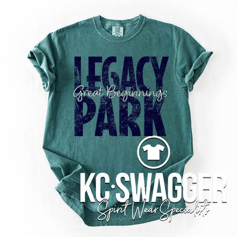 GREAT BEGINNINGS BLUE SPRUCE COMFORT COLORS TEE