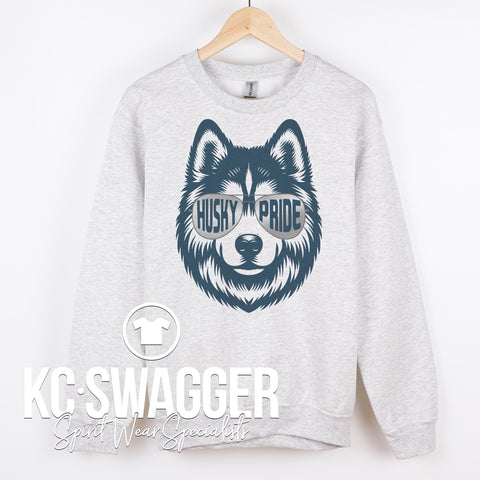 HPE HUSKIES ASH SWEATSHIRT