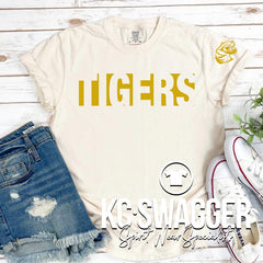 PLMS TIGERS IVORY COMFORT COLORS TEE
