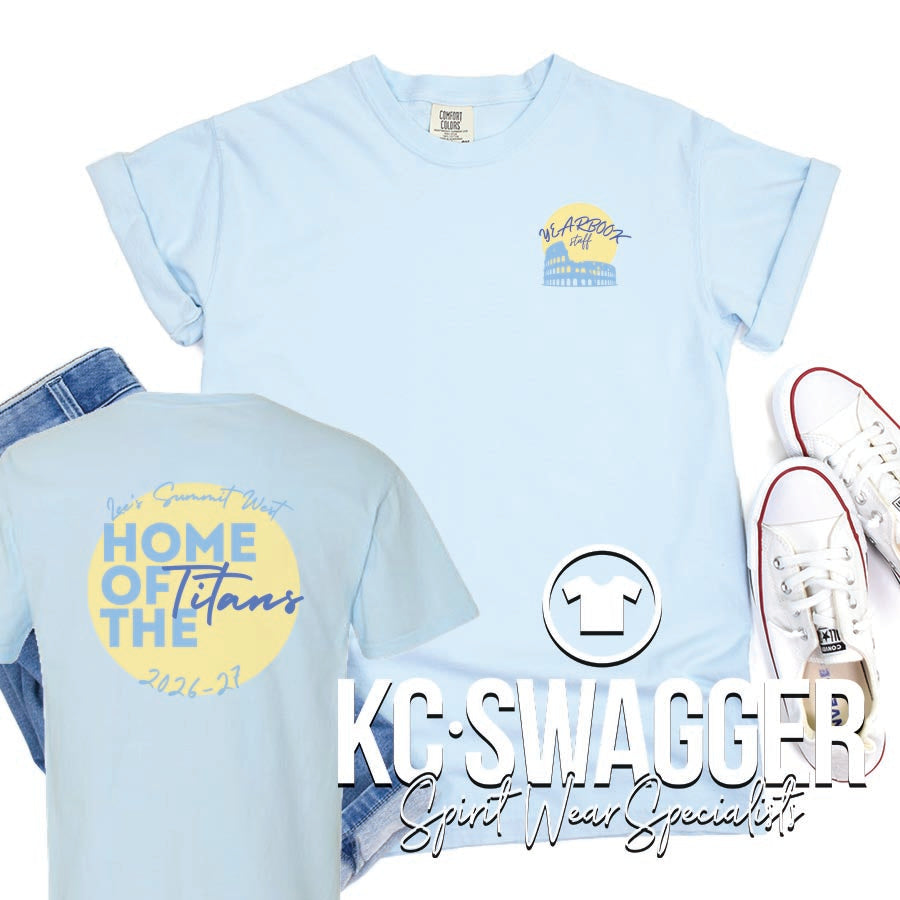 LSW YEARBOOK HYDRENGA COMFORT COLORS TEE